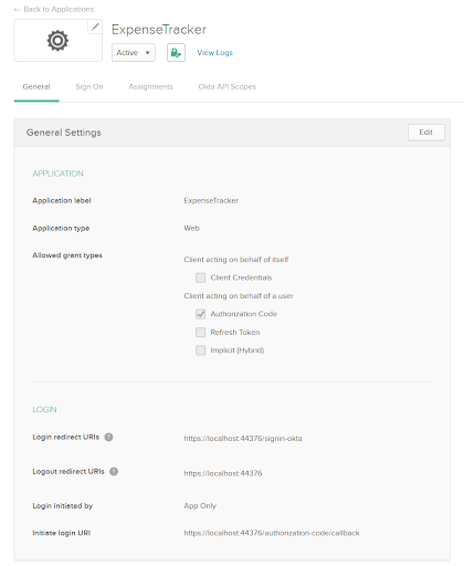 Okta client id
