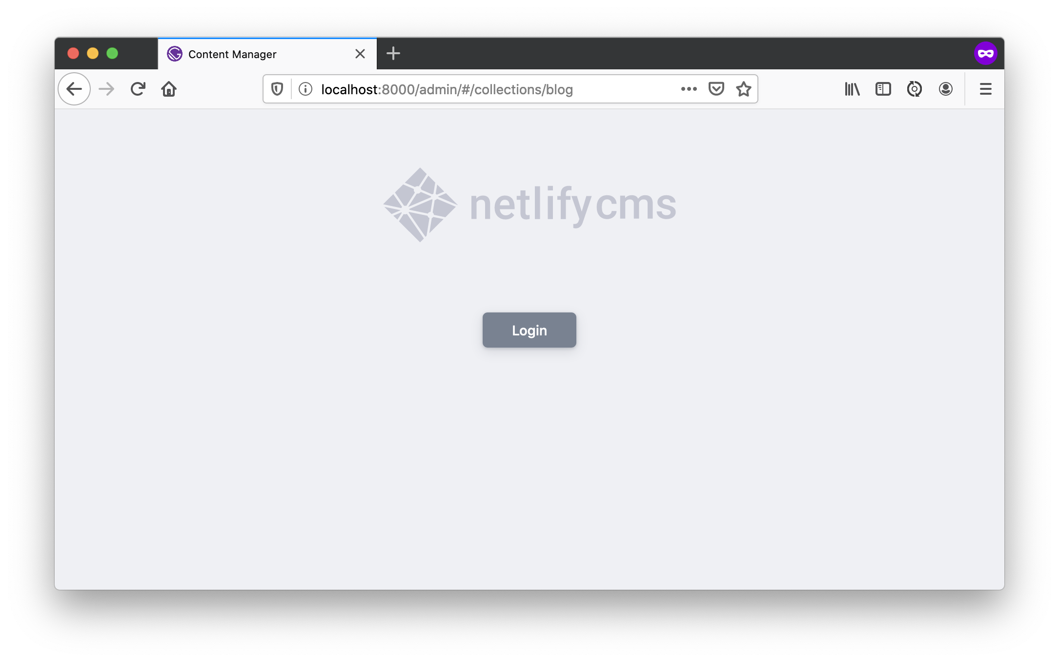 Login to Admin Section