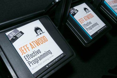 Jeff Atwood's Book at Iterate