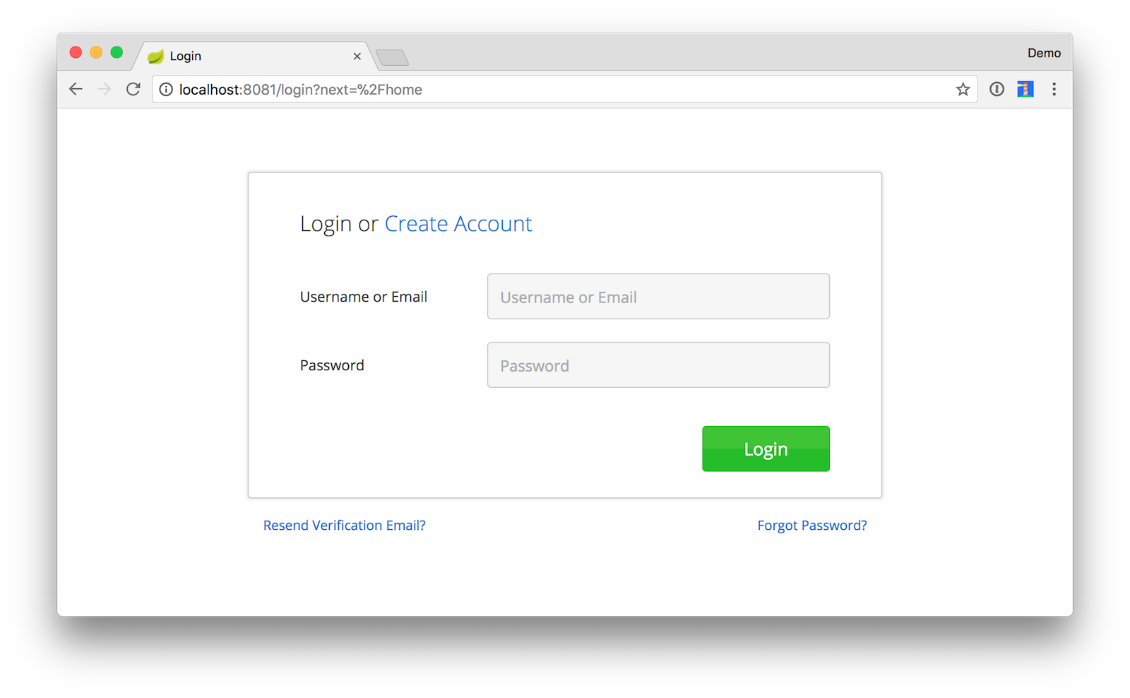 Stormpath Zuul Login