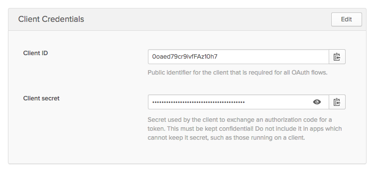 Remember your credentials
