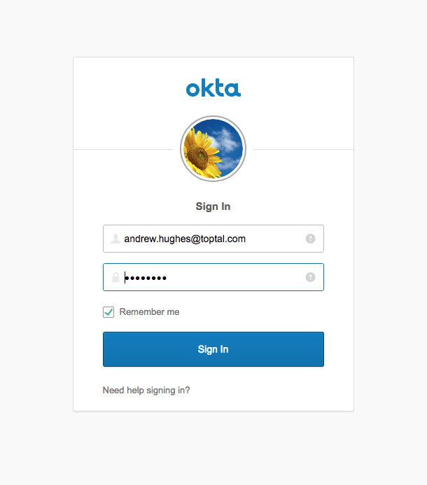 Okta Login