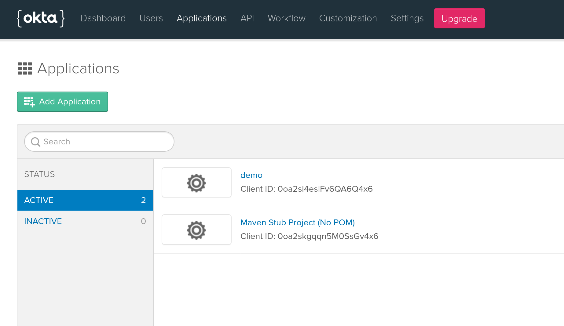 Okta Applications