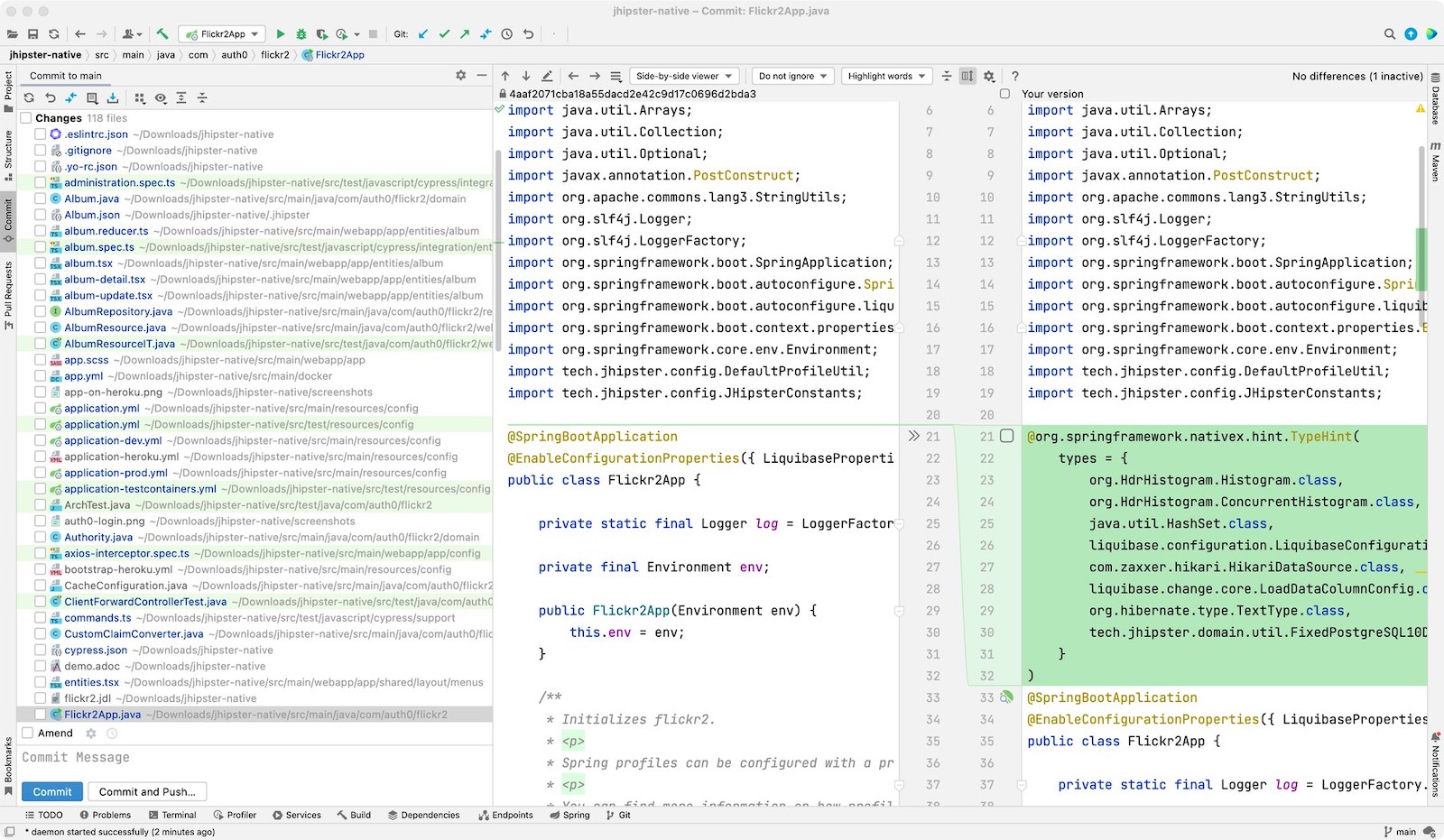 IntelliJ IDEA’s Commit Tools Window