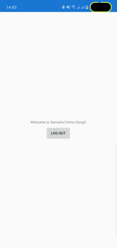 Run Xamarin app final